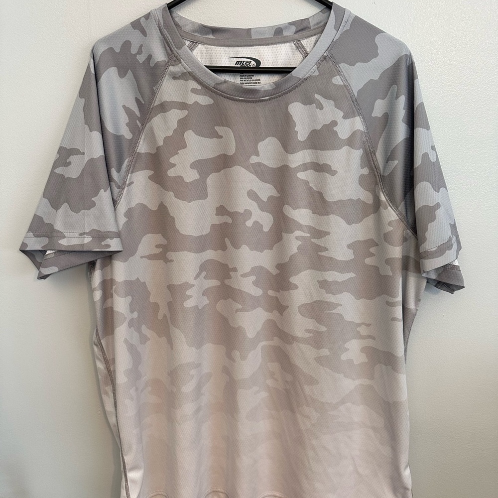 Men's Gray Camo Shirt